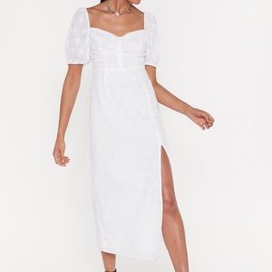 NastyGal Boho Daisy Midi Summer Dress